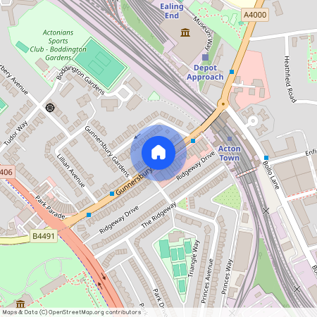 Gunnersbury Lane, Gunnersbury, London, W3