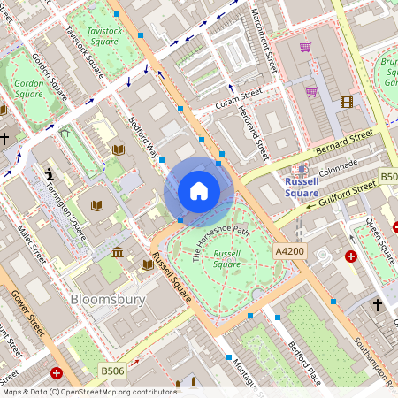 BLOOMSBURY MANSIONS, 13-16, RUSSELL SQUARE, LONDON, WC1B