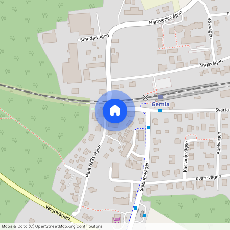 Gemla 4:51, Kronoberg, Växjö, Svarta vägen 2