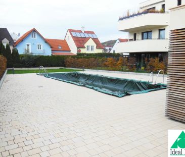 Elegante 3-Zimmer-Wohnung mit Balkon, Garagenplatz und Pool - Photo 4