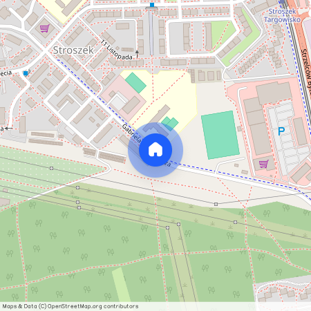 ul. Gabriela Narutowicza, Stroszek - Dąbrowa Miejska, Bytom, śląskie