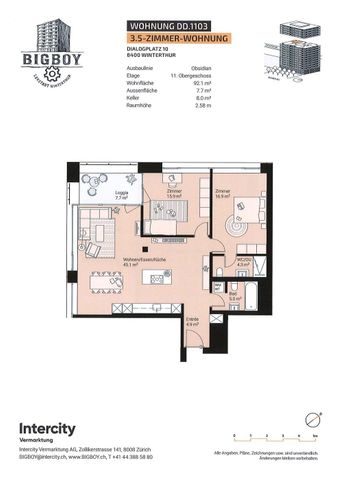 Moderne 3.5-Zimmerwohnung in der Lokstadt - Foto 3