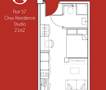 Studio to rent - Photo 1