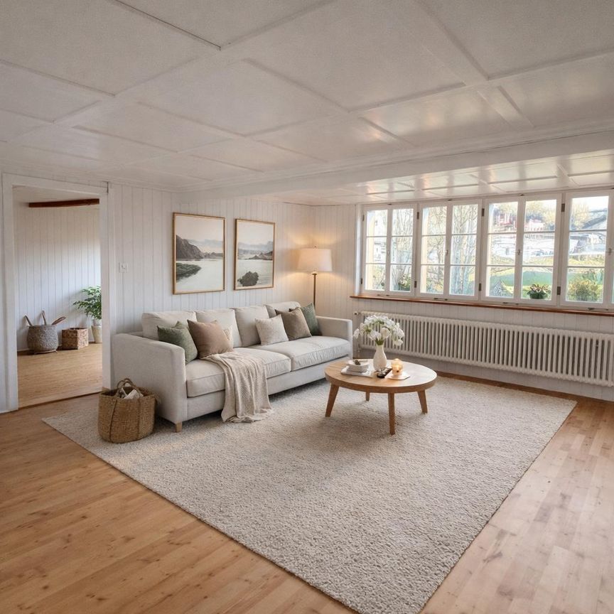 Exklusive 5.5-Zimmer-Wohnung mit Garten und historischem Charme - Photo 1