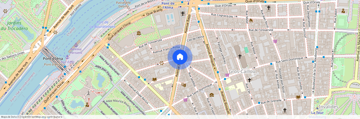 Paris VII - Gros Caillou, Avenue Rapp