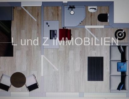 * Aachen Helle 1 Zimmer Wohnung mit Einbauküche neuwertig * - Foto 1