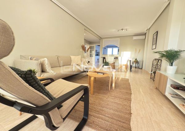 Noble luxury. Two bedroom apartment in a quiet urbanization overlooking the sea and golf cour