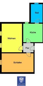 Optimal geschnittene 2-Zimmerwohnung in schöner grüner Umgebung! - Photo 4