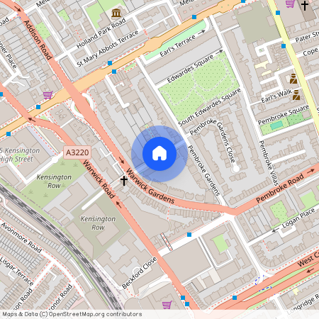 Pembroke Gardens, Kensington, W8 6HU, London