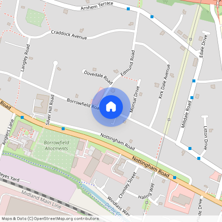 Borrowfield Road, Spondon, DE21