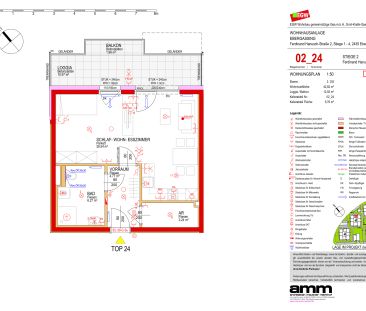 1-Zimmer-Wohnung mit Loggia und Balkon, Top 24 - Foto 5