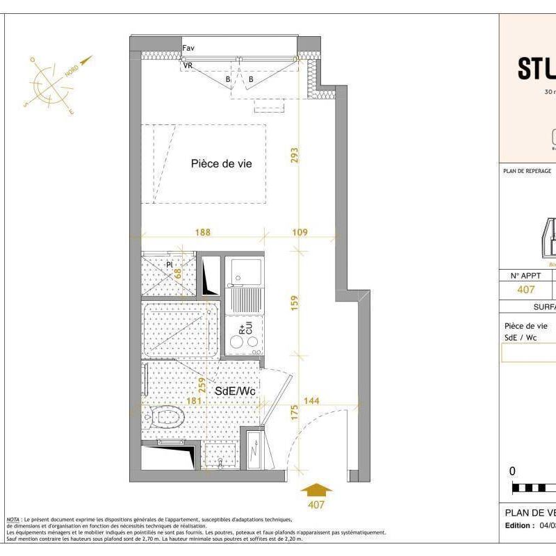 Appartement 1 pièce - - Photo 2