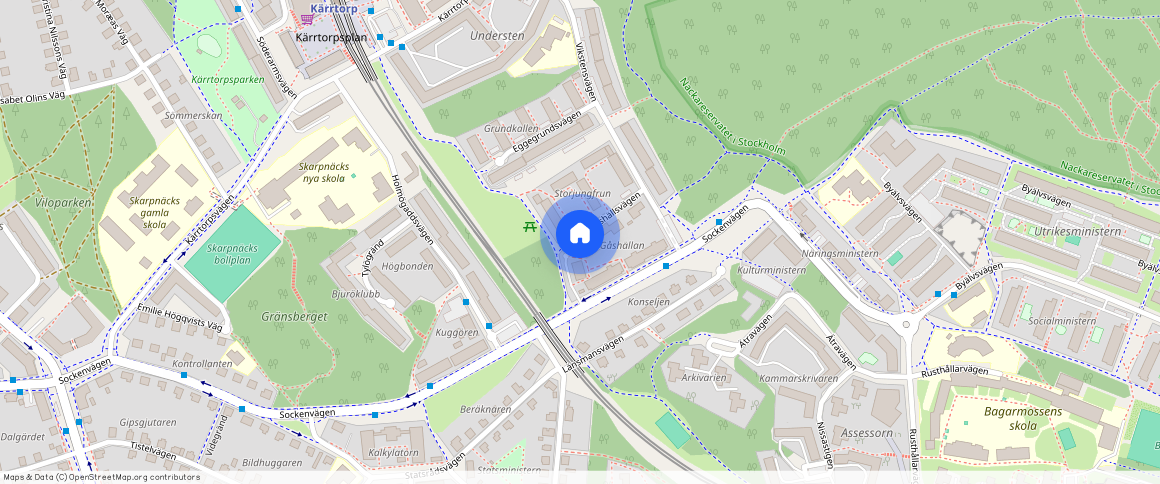 Gåshällsvägen **, Kärrtorp