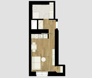 K pronájmu moderní zařízený byt 1+kk na Praze 6 blízko ulice Evropská - Photo 5