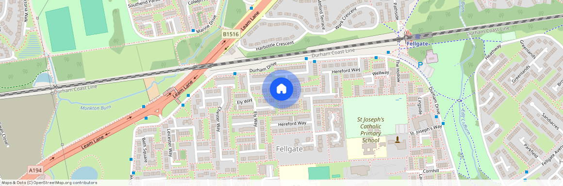 2 bedroom Terrace Terraced in Jarrow