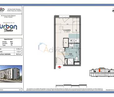 F 1 neuf de 18.31m² avec PARKING - Photo 2