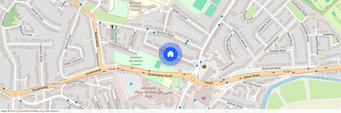 Albany Road, Hersham