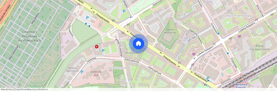 ul. Powązkowska, Sady Żoliborskie, Żoliborz, Warszawa, mazowieckie