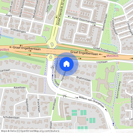 Ruitersbos, 4837 ED, Händellaan, Breda