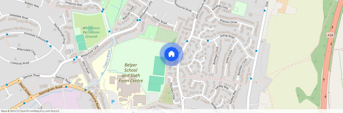 Wicksteed Close, Belper, Derbyshire, In, DE56