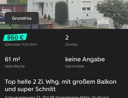 2 Zimmerwohnung - Foto 1