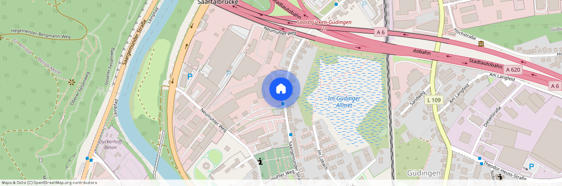 Saargemünder Straße 80, 66130 Saarbrücken-Halberg - Güdingen