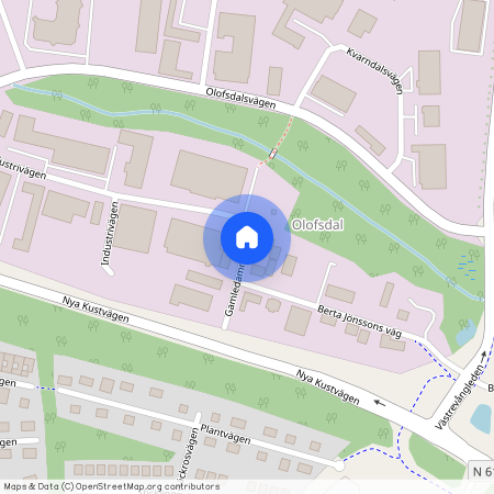 Gamledammvägen, Halmstad