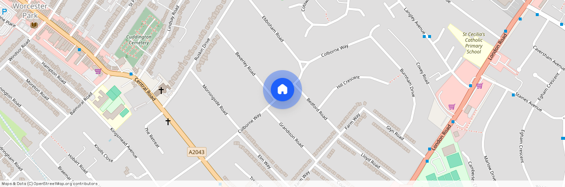 Colborne Way, Worcester Park, Surrey, KT4