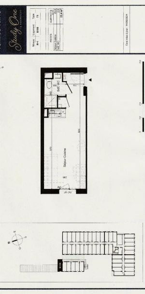 Appartement à louer 1 pièce 23.4m² - Photo 2