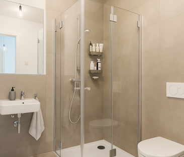 Luxuriöse 3-Zimmer-Wohnung mit Designer-Küche, Master Bedroom und - Foto 1