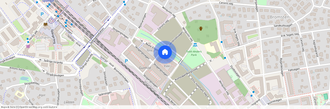 Ellen Rydéns Väg, Spånga