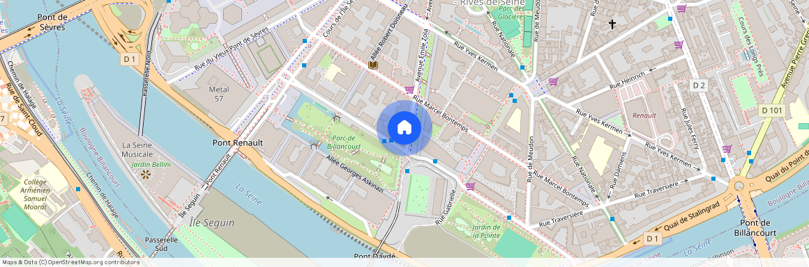 Billancourt–Rives De Seine, Boulogne-Billancourt