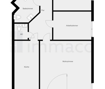 3-ZKB-Wohnung mit Loggia - Foto 6