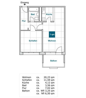 Zentral gelegene schöne 2-Raum-Wohnung - Photo 1