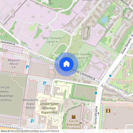 ul. Ignacego Łukasiewicza, Bielany, Toruń, kujawsko-pomorskie