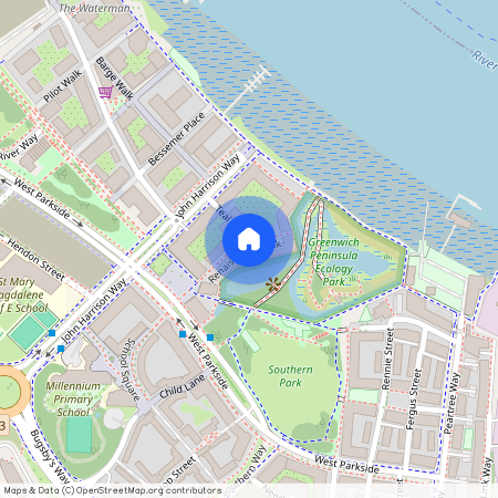 .Faraday Lodge, Renaissance Walk, Greenwich, London