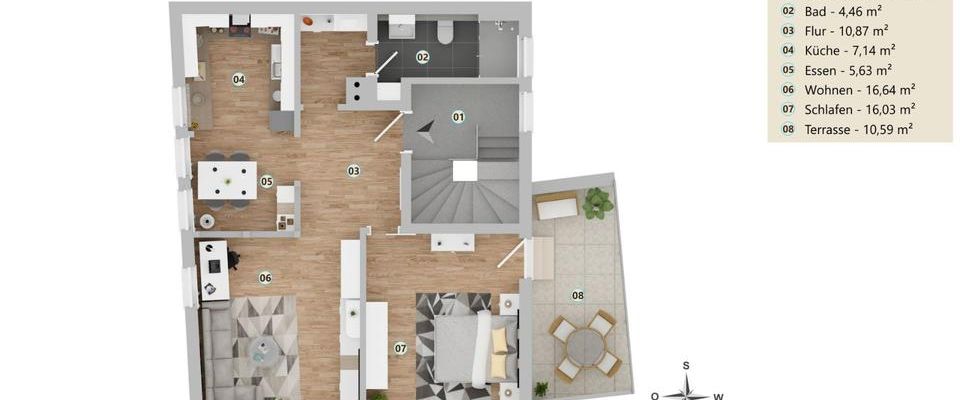 Schöne 2-Zimmer-WHG in Weikersheim Innenstadt - Foto 1