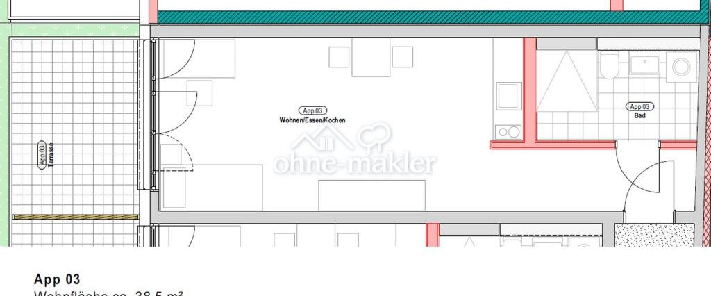 Neubauwohnungen in ruhiger Innenstadtlage, Goethestraße. Inkl. Küche und Internet - Foto 1