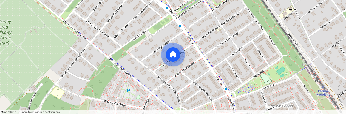 Jana Parandowskiego, Poznań, Jeżyce, Strzeszyn