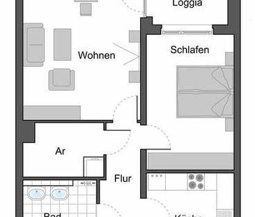 Erstbezug: Seniorenwohnung für Paare mit WBS - Photo 2