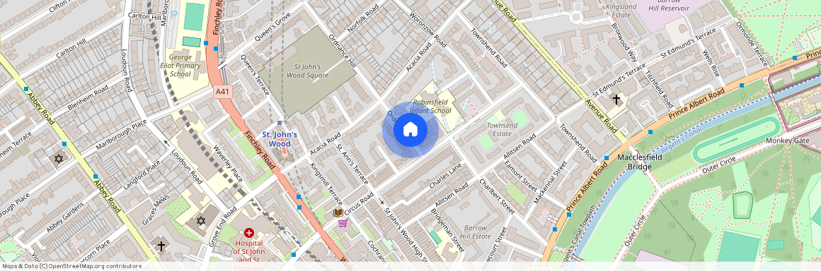 St. John's Wood, Ordnance Hill, NW8 6PX, London