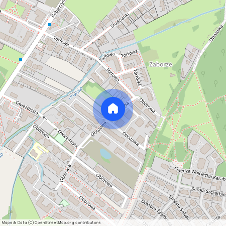 ul. Obozowa, Ruczaj, Dębniki, Kraków, małopolskie