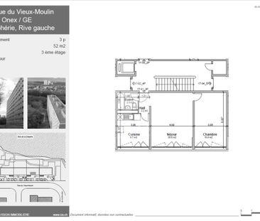 Appartement de 3 pièces 3ème étage - Foto 2