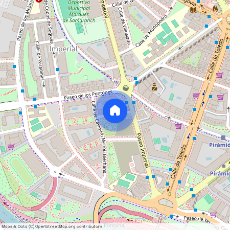 Paseo de los Pontones, Madrid, Community of Madrid 28005