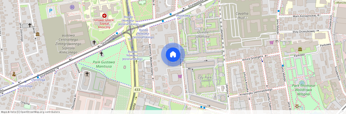 ul. Wojskowa, Grunwald, Grunwald, Poznań, wielkopolskie