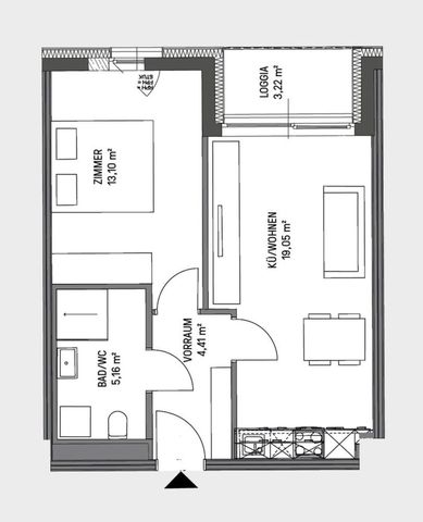 Moderne 2 Zimmer-Wohnung mit Balkon in Liebenau - Provisionsfrei! - Photo 3