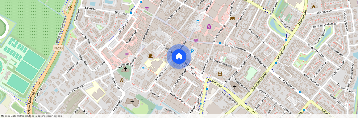 Het Vierkant, 2161 HL, Grachtweg, Lisse