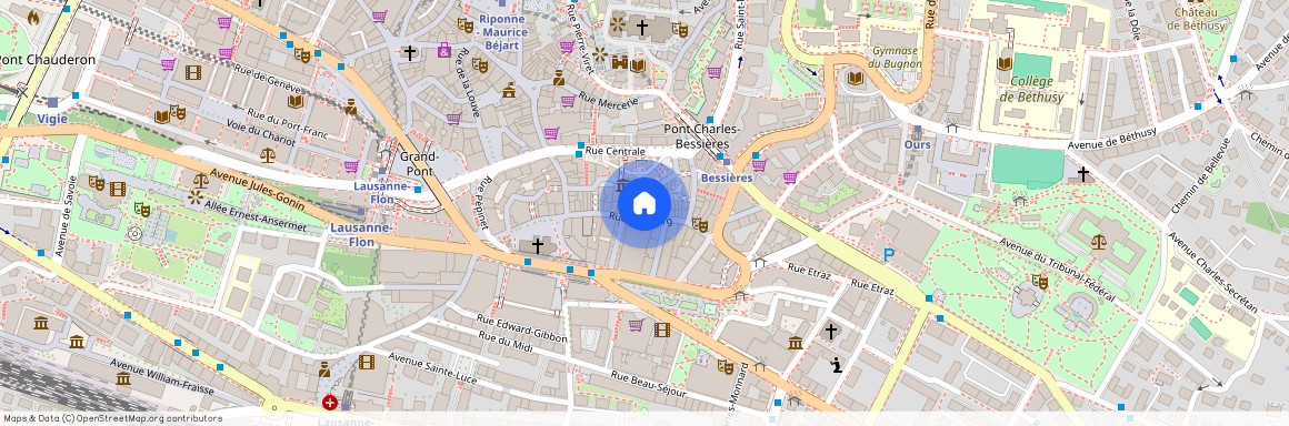 Rue de Bourg 29 / Ruelle de Bo, 1003 Lausanne