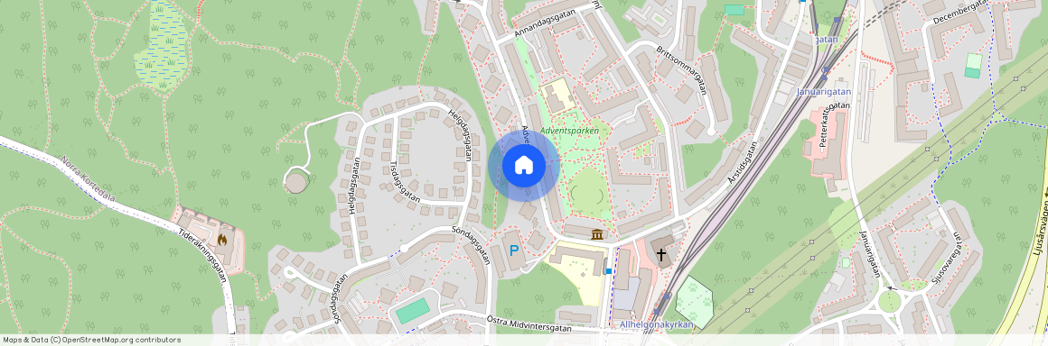 Norra Kortedala, Göteborg, Västra Götaland, Adventsvägen 8 .