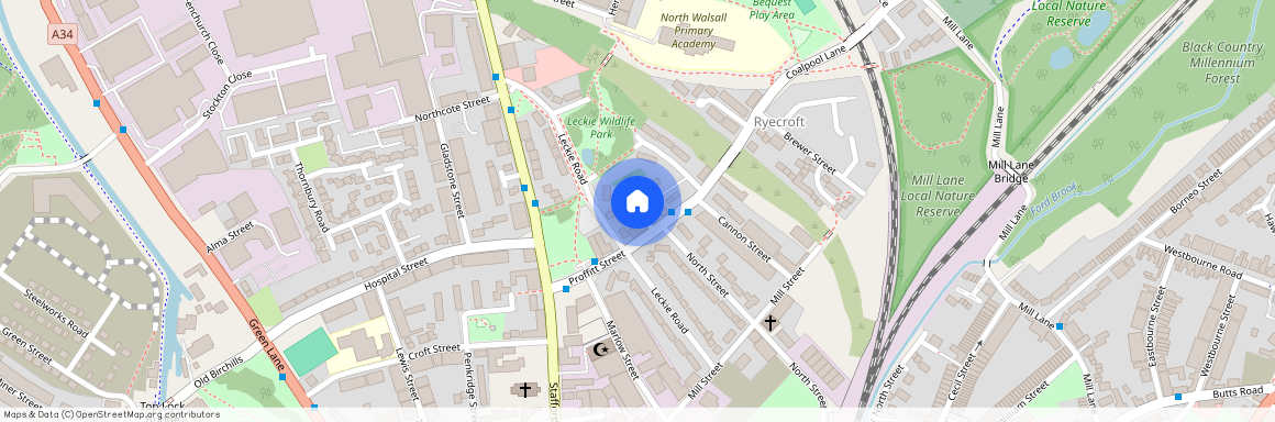 St. Peters Terrace, Walsall, WS1